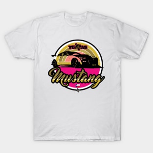 Texas Style Mustang Gold T-Shirt